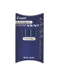 Roller V5 Refillable Pilot - blu - 040336 (conf.3)