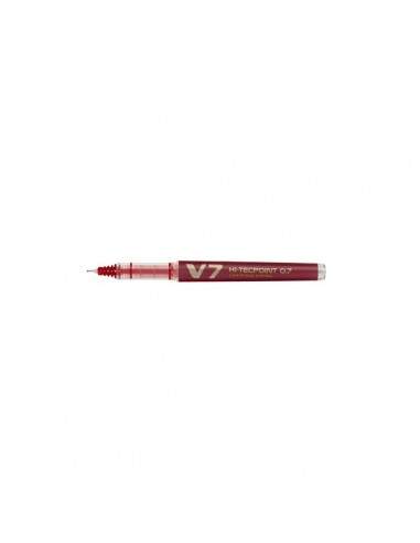 Roller V7 Refillable Pilot - rosso - 0,7 mm - 040347