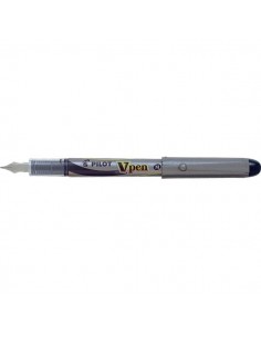 Stilografica V Pen Silver Pilot - nero - media - 007570