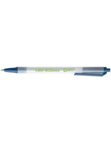 Penna a sfera a scatto Bic® ECOlutions™ Clic - blu - 1 mm - 8806891