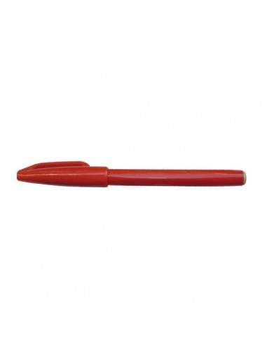 Penna punta in fibra Sign Pen Pentel - rosso - 2 mm - S520-B