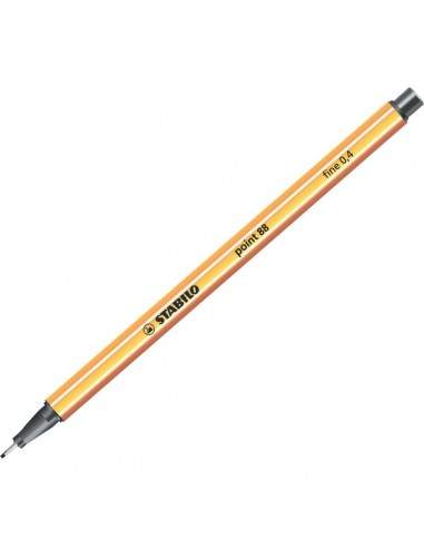 Fineliner point 88® Stabilo - nero - 0,4 mm - 88/46 (conf.10)