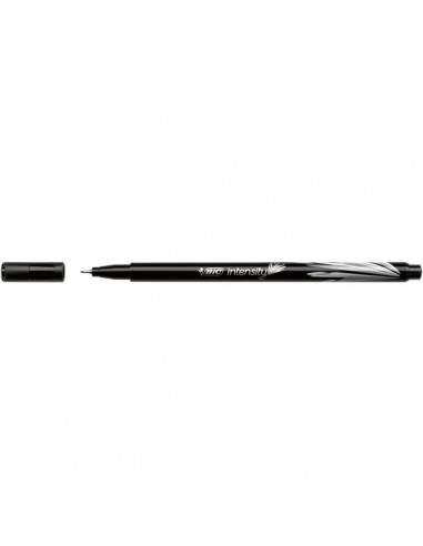 Fineliner BIC Intensity Fine - 0,8 mm - Nero - 942069 (conf.12)