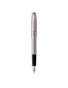 Penna stilografica Sonnet Stainless Steel CT Parker - ink nero - 1931510