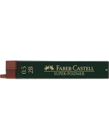 Mine SUPERPOLYMER Faber Castell - 0,5 mm - 2B - 120502 (conf.12)