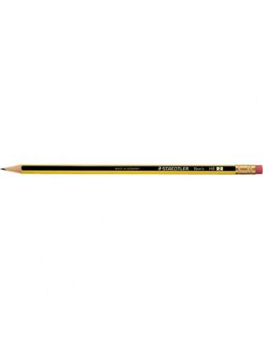 Matita grafite Noris® Staedtler - con gommino - HB - 122-HB (conf.12)