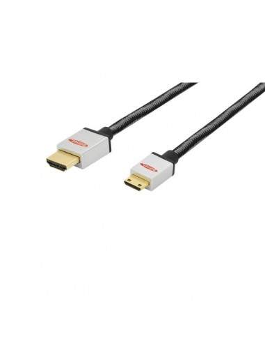 Cavo HDMI Ednet - 2 mt - nero-oro - 84488