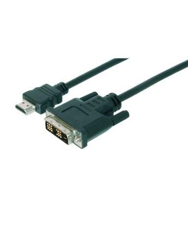 Adattatore HDMI tipo A - DVI Ednet - 2 mt - 84473