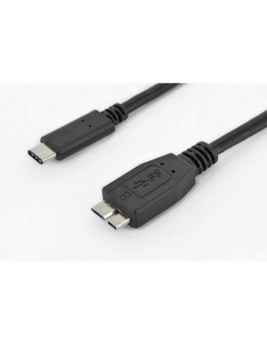 Cavo USB C a micro USB B Ednet - nero - 84315