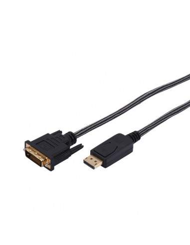 Cavi adattatore DisplayPort Ednet - nero-oro - 2 mt - 84502