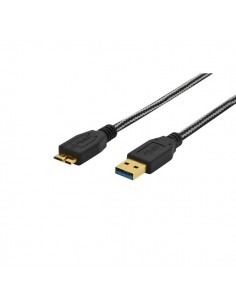Cavo collegamento USB 3.0 Ednet - connettori oro - 1 mt - 84232