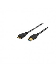 Cavo collegamento USB 3.0 Ednet - connettori oro - 1,8 m - 84233