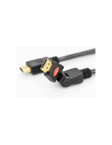 Cavo HDMI alta velocità Ethernet snodabile Ednet - M-M - 2,0 m - tipo A - 84493