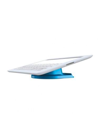 Base di appoggio rotante da tavolo Complete per iPad/tablet - azzurro metallizzato - 62741036