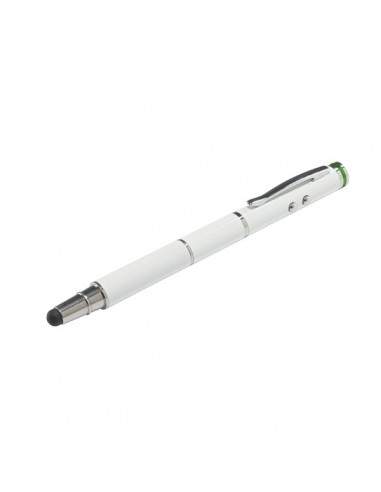 Penna Stylus capacitiva 4 in 1 Complete per dispositivi touchscreen - bianco - 64140001
