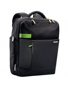 Zaino Smart Traveller Leitz Complete Per Pc  - 15x40x31 cm - Nero/Verde - 60170095