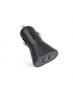 Caricabatterie da auto 2.400 mAh SBS - 2 uscite USB - TECR2USB24AFAST