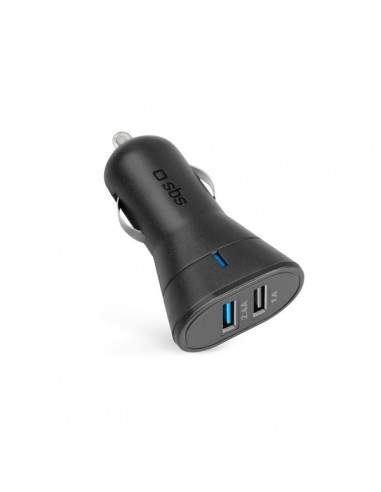 Caricabatterie da auto 2.400 mAh SBS - 2 uscite USB - TECR2USB24AFAST