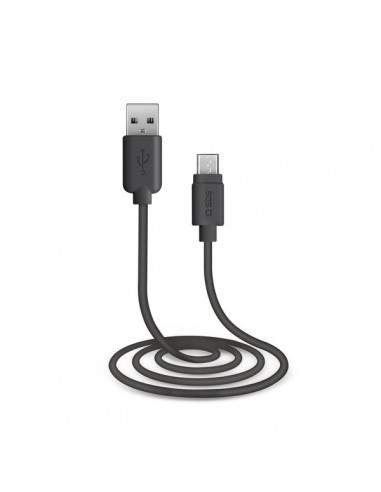 Cavo dati e ricarica USB 2.0 a MICRO USB SBS - 1 mt - nero - LTHL200