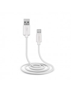 Cavo dati e ricarica USB 2.0 a MICRO USB SBS - 1 mt - bianco - TECABLEMICROW