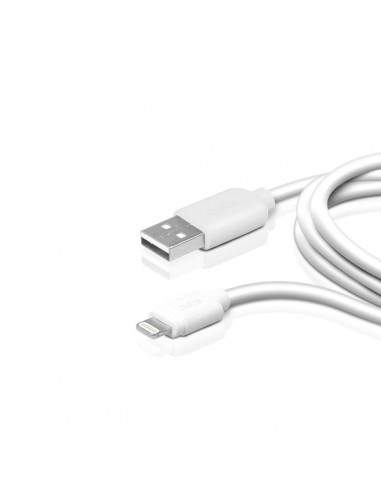 Cavo dati e ricarica USB 2.0 a Apple Lightning SBS - 1 mt - bianco - TECABLEUSBIP5