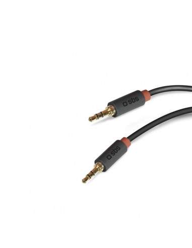 Cavo stereo Jack 3,5 mm maschio a Jack 3,5 mm maschio SBS - nero - TECABLE35KR