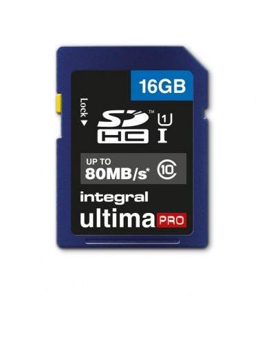 Flash memory card Integral - 16 GB - INSDH16G10-80U1