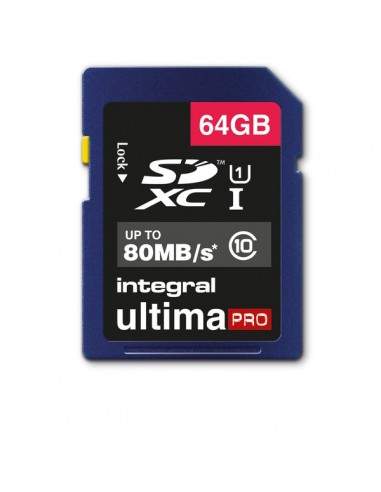 Flash memory card Integral - 64 GB - INSDX64G10-80U1
