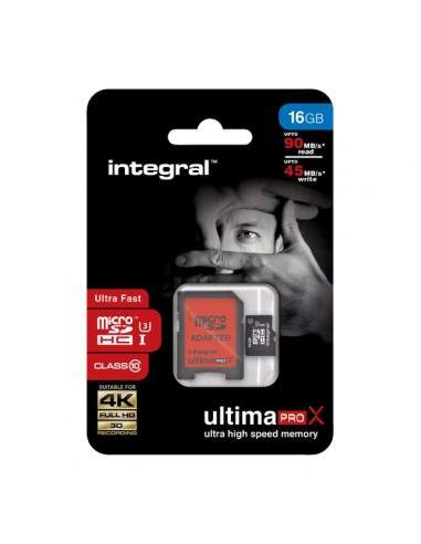 Flash memory card Integral - 16 GB - INMSDH16G10-90/45U1