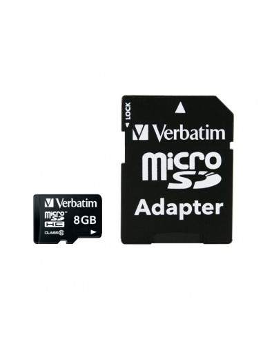 Flash memory card Verbatim - Micro SDHC Class 10 - 8 GB - 44081