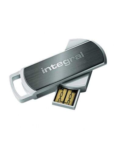 Chiavette USB 360 Integral - 360 Secure USB - 8 GB - nero - INFD8GB360SECV2