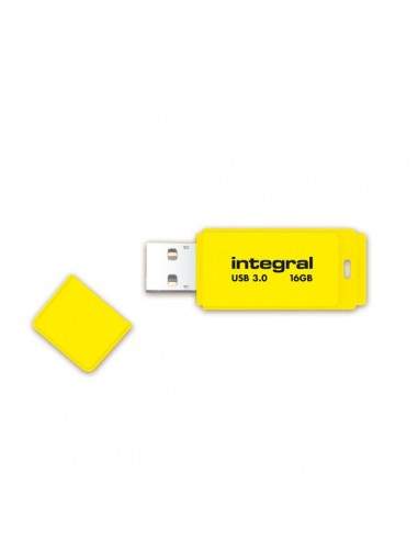 Flash Drive NEON 3.0 Integral - 16 GB - giallo - INFD16GBNEONYL3.0