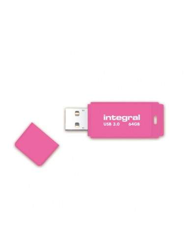 Flash Drive NEON 3.0 Integral - 64 GB - rosa - INFD64GBNEONPK3.0