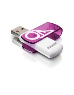 Chiavetta USB 3.0 Vivid Philips - viola - 64 GB - PHMMD64GBVIVU3