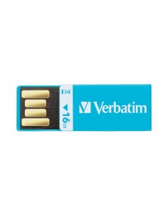 USB 2.0 Drive Clip-it Verbatim - blu - 43954