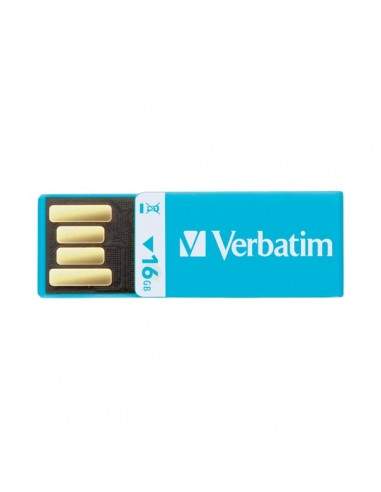 USB 2.0 Drive Clip-it Verbatim - blu - 43954
