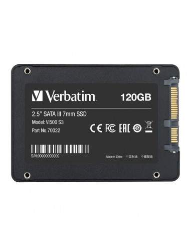 SSD interno 2,5" interfaccia SATA III Verbatim - 120gb - 70022