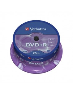 DVD+R Verbatim 4,7 Gb - 16x - Spindle - 43500 (conf.25)