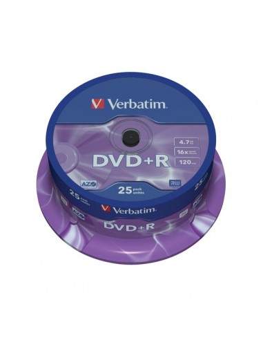 DVD+R Verbatim 4,7 Gb - 16x - Spindle - 43500 (conf.25)