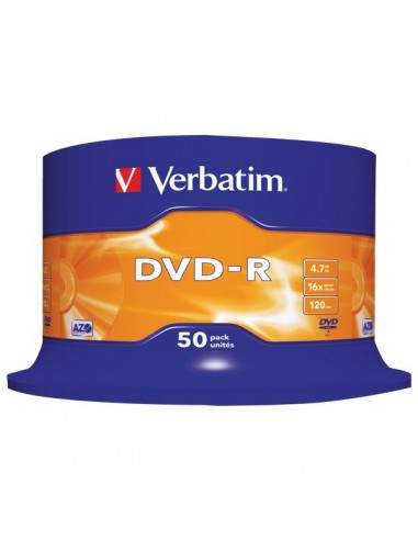 DVD-R Verbatim 4,7 Gb - 16x - Spindle - 43548 (conf.50)