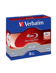 Blu-Ray Verbatim - Blue Ray BD-RE - 2x - 43615 (conf.5)