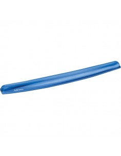Poggiapolsi da tastiera Crystals™ Gel Fellowes - azzurro - 2,4x5,9x48,7 cm - 9113709