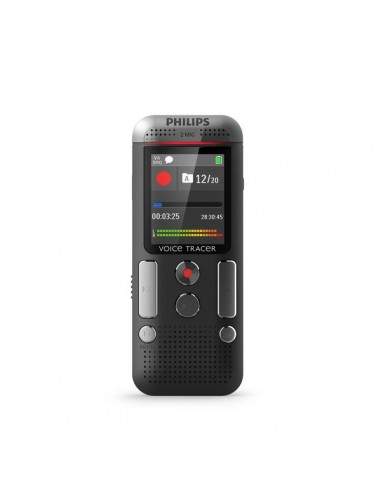 Registratore vocale digitale DVT2510 Philips - grigio/nero - DVT2510