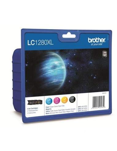 Originale Brother inkjet conf. 4 cartucce A.R. 1280 - n+c+m+g - LC-1280XLVALBP