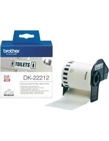 Originale Brother ttr nastro - nero-bianco - DK22212