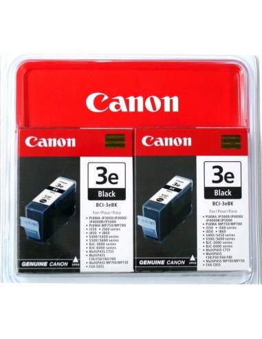 Originale Canon inkjet conf. 2 serb. ink. BCI-3E BK - 27 x 2 ml - nero - 4479A298