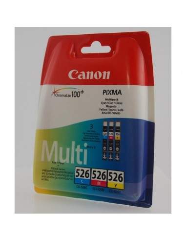 Originale Canon inkjet conf. 3 serb. ink. Chromalife 100+ CLI-526 C/M/Y - 9 x 3 ml - c+m+g - 4541B009