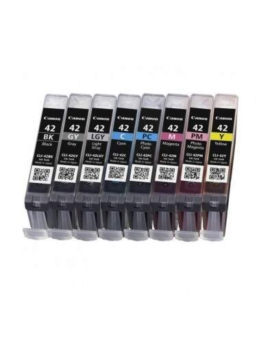 Originale Canon inkjet conf. 8 serb. ink. CLI-42 - 13x8 ml - nero +colore - 6384B010