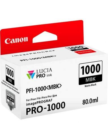 Originale Canon inkjet cartuccia PFI-1000MBK - 80 ml - nero opaco - 0545C001