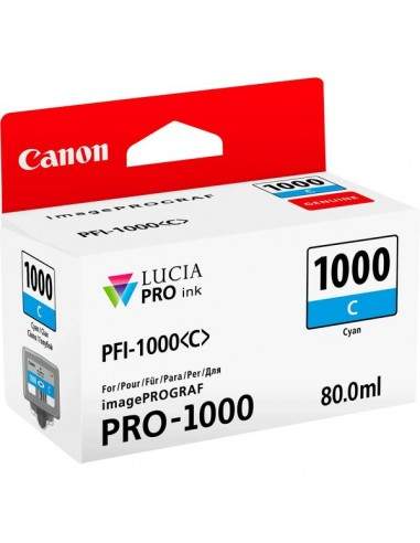 Originale Canon inkjet cartuccia PFI-1000C - 80 ml - ciano - 0547C001